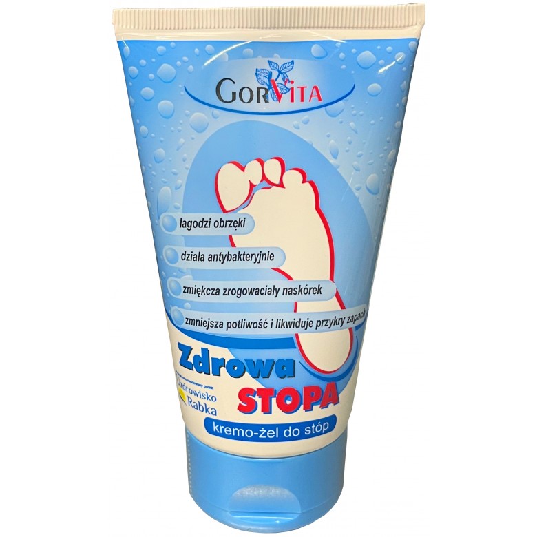 Zdrowa stopa kremo-żel do stóp 100ml GORVITA - Wiesiołek-Pharma Zdrowa stopa kremo-żel do stóp 100ml GORVITA - Wiesiołek-Pharma