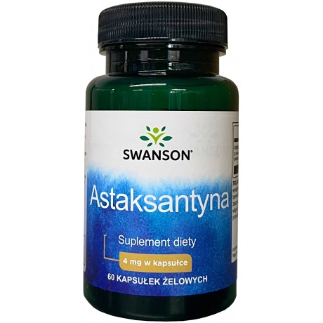 Astaksantyna 4mg 60 kaps. SWANSON - Wiesiołek-Pharma