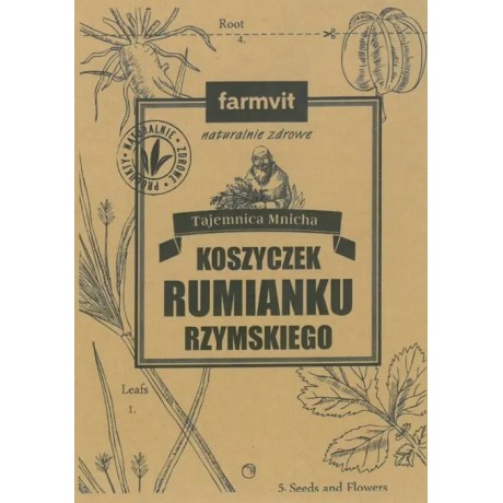 Rumianek rzymski koszyczek 25g FARM-VIT - Wiesiołek-Pharma