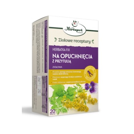 Herbata Na opuchnięcia 20x2g Herbapol KRAKÓW - Wiesiołek-Pharma