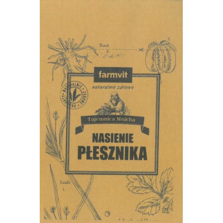 Płesznik nasiona 100g FARM-VIT - Wiesiołek-Pharma