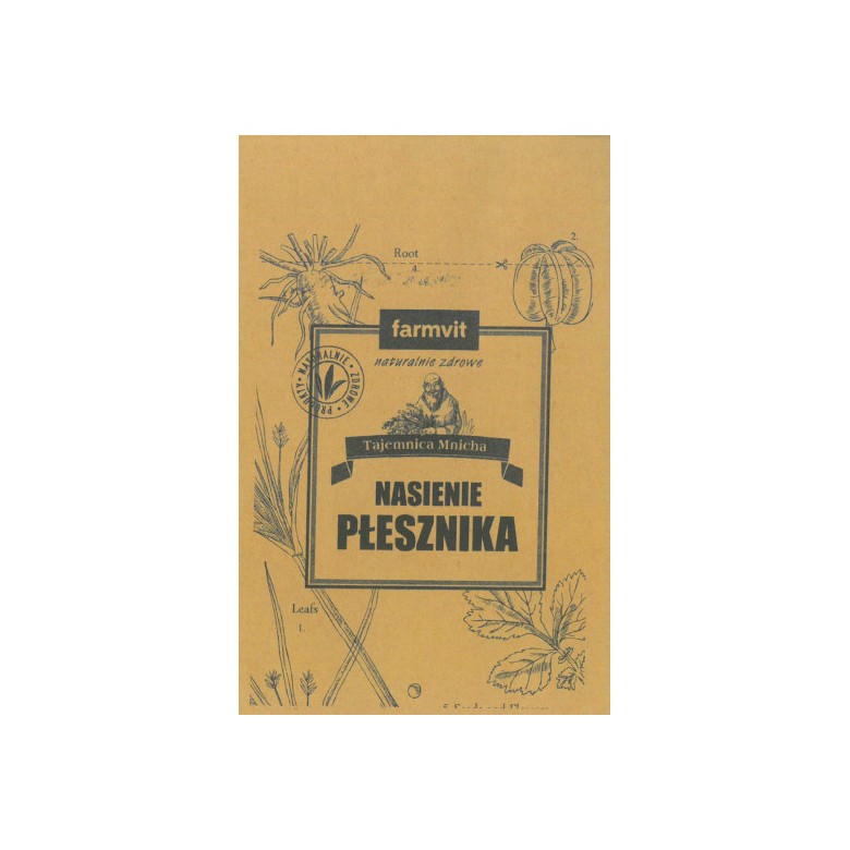 Płesznik nasiona 100g FARM-VIT - Wiesiołek-Pharma Płesznik nasiona 100g FARM-VIT - Wiesiołek-Pharma