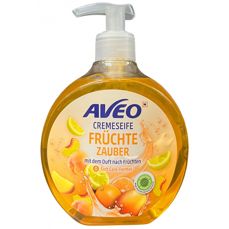 Mydło w płynie z pompką Aveo Owocowe 500ml SCHMEES - Wiesiołek-Pharma Mydło w płynie z pompką Aveo Owocowe 500ml SCHMEES - Wiesiołek-Pharma