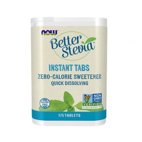 BetterStevia Instant Tabs 175 tabl. NOW FOODS - Wiesiołek-Pharma