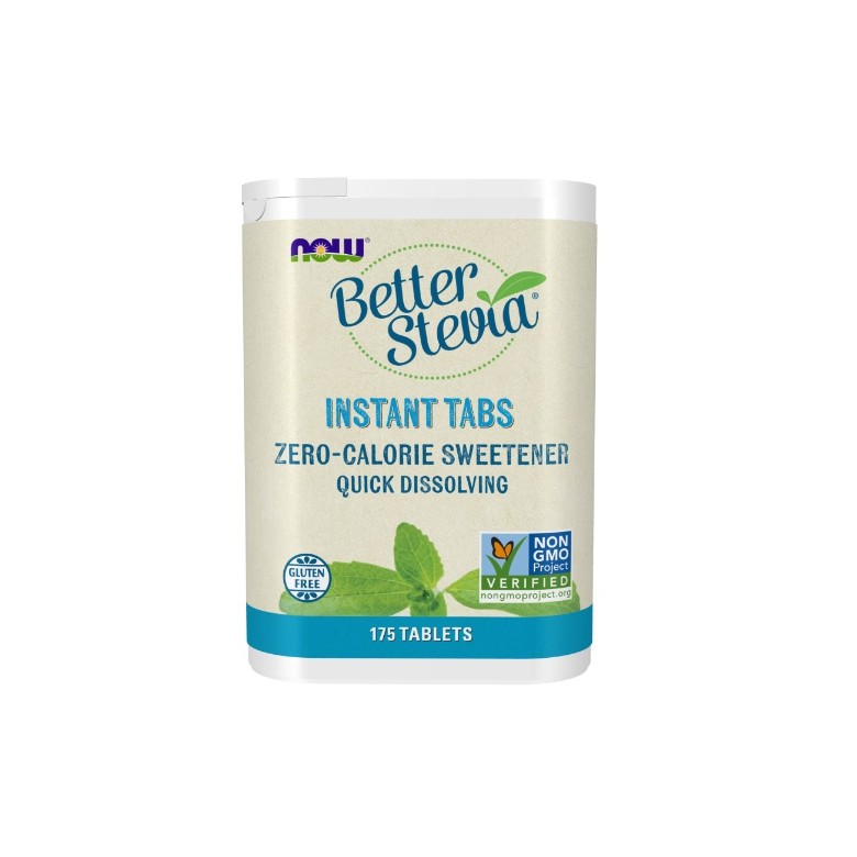 BetterStevia Instant Tabs 175 tabl. NOW FOODS - Wiesiołek-Pharma BetterStevia Instant Tabs 175 tabl. NOW FOODS - Wiesiołek-Pharma