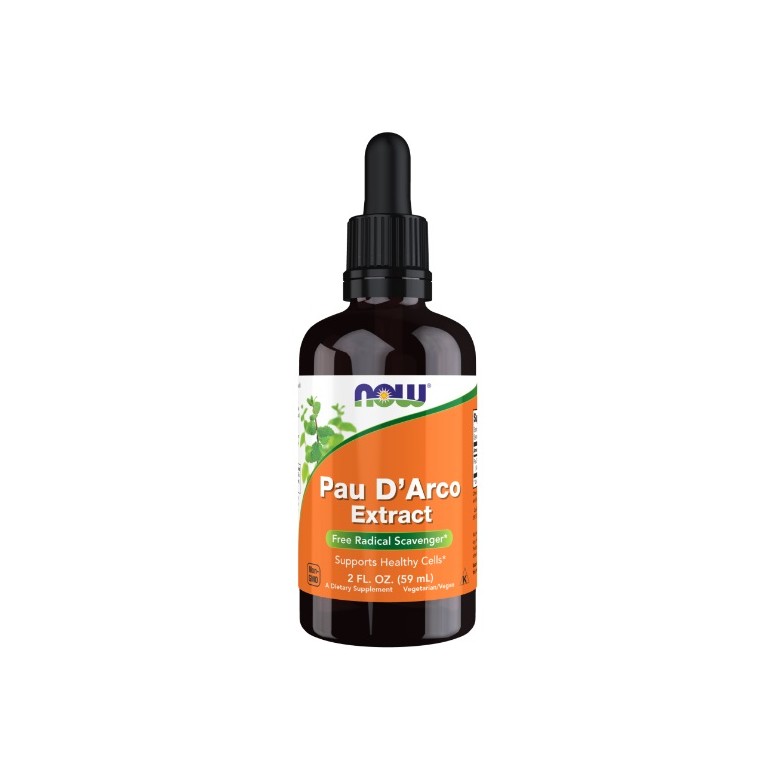 Pau D'Arco La pacho Extract 60ml NOW FOODS - Wiesiołek-Pharma Pau D'Arco La pacho Extract 60ml NOW FOODS - Wiesiołek-Pharma