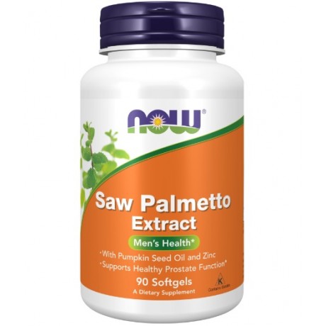 Saw Palmetto Extract 80mg 90 kaps. NOW FOODS - Wiesiołek-Pharma
