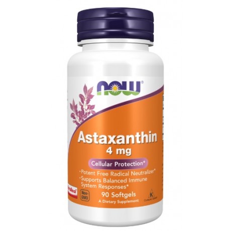 Astaxanthin 4 mg 90 kaps. NOW FOODS - Wiesiołek-Pharma
