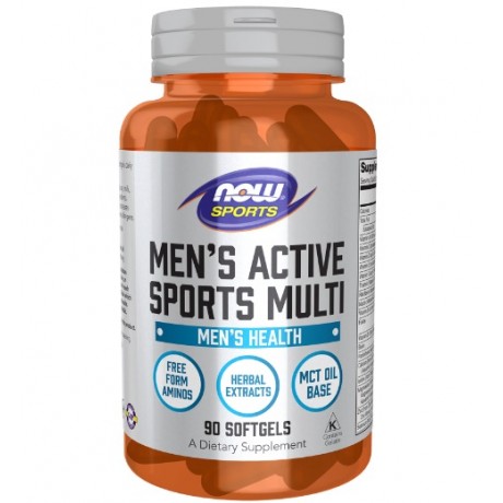 Men's Active Sports Multi NOW FOODS - Wiesiołek-Pharma