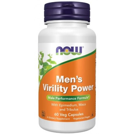 Men's Virility Power 60 kaps. NOW FOODS - Wiesiołek-Pharma