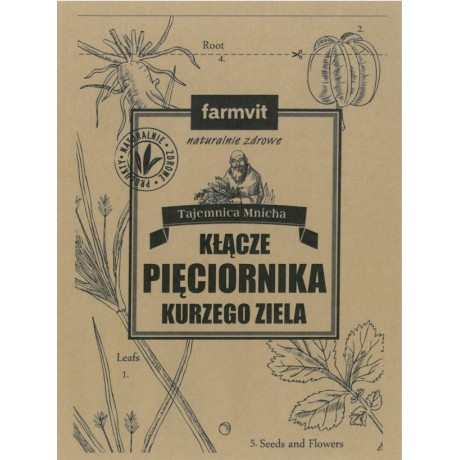 Pięciornik kurze ziele kłącze 50g FARM-VIT - Wiesiołek-Pharma