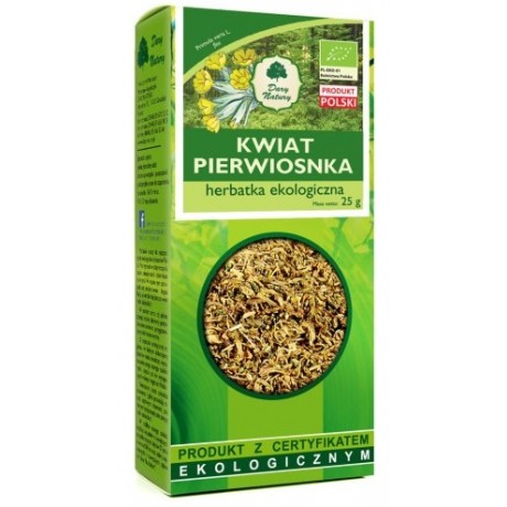 Pierwiosnek kwiat EKO 25g DARY NATURY - Wiesiołek-Pharma