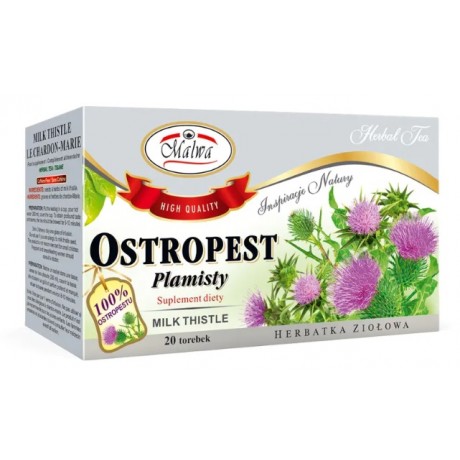 Ostropest plamisty herbata 20x2g MALWA - Wiesiołek-Pharma