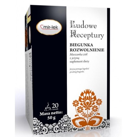 Lud. Rec. Biegunka, rozwolnienie 20x2,5g MIR-LEK - Wiesiołek-Pharma
