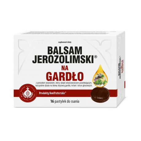 Balsam Jerozolimski na gardło 16 past. BONIFRATRES