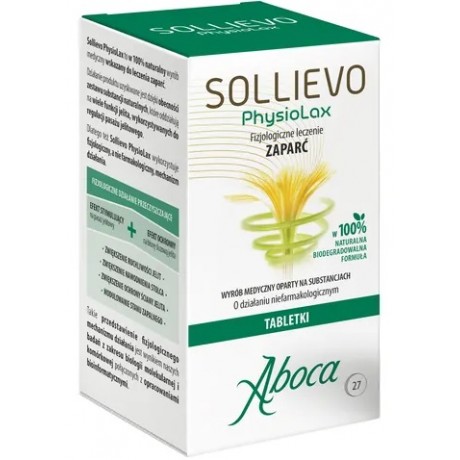 Sollievo Physiolax 27 tabl. ABOCA - Wiesiołek-Pharma