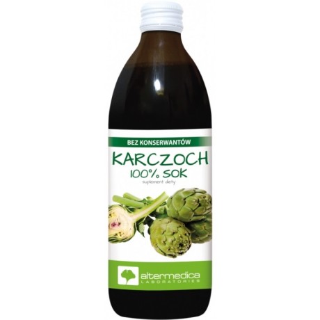 Karczoch Sok 500ml ALTERMEDICA - Wiesiołek-Pharma
