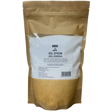 Sól EPSOM 1 kg FARM-VIT - Wiesiołek-Pharma