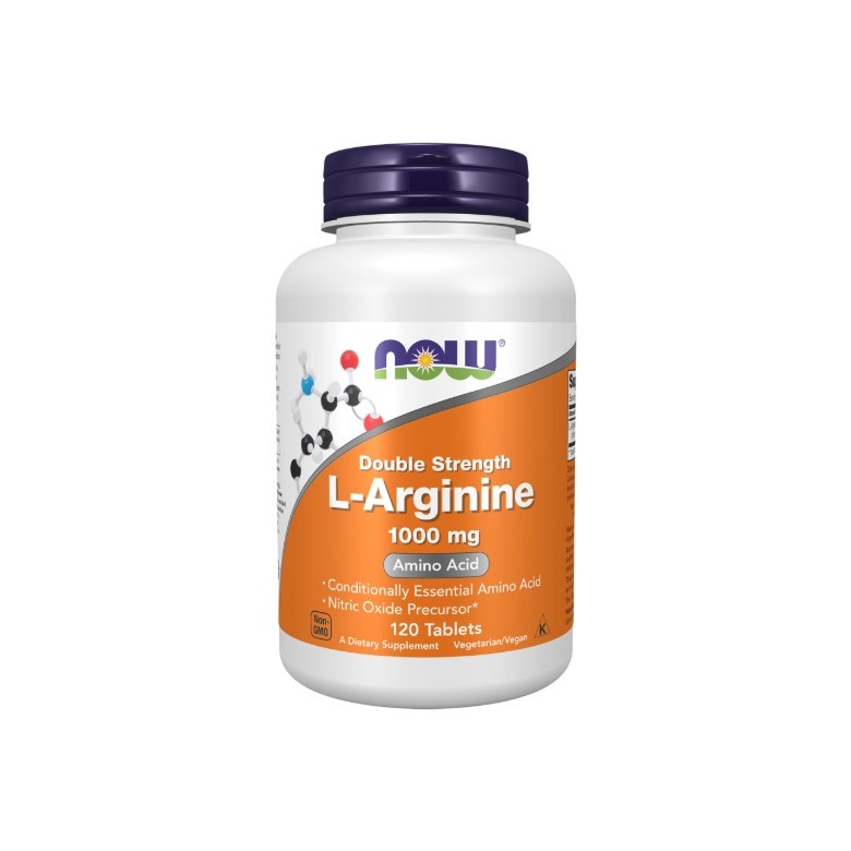 L- Arginine 1000mg 120 tabl. NOW FOODS - Wiesiołek-Pharma L- Arginine 1000mg 120 tabl. NOW FOODS - Wiesiołek-Pharma