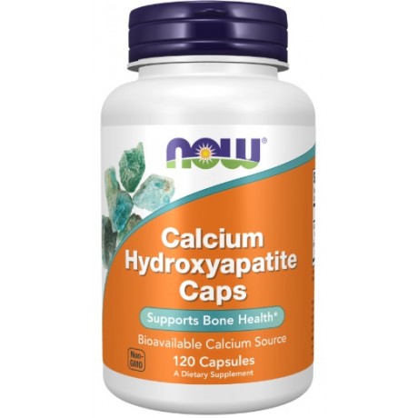 Calcium Hydroxyapatite Caps 120 kaps. NOW FOODS - Wiesiołek-Pharma