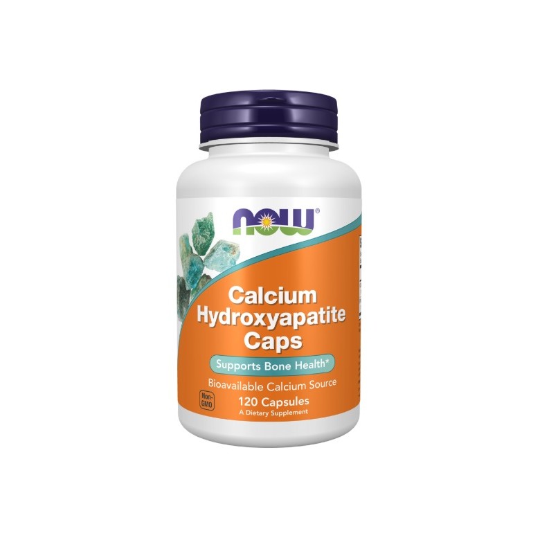 Calcium Hydroxyapatite Caps 120 kaps. NOW FOODS - Wiesiołek-Pharma Calcium Hydroxyapatite Caps 120 kaps. NOW FOODS - Wiesiołek-Pharma