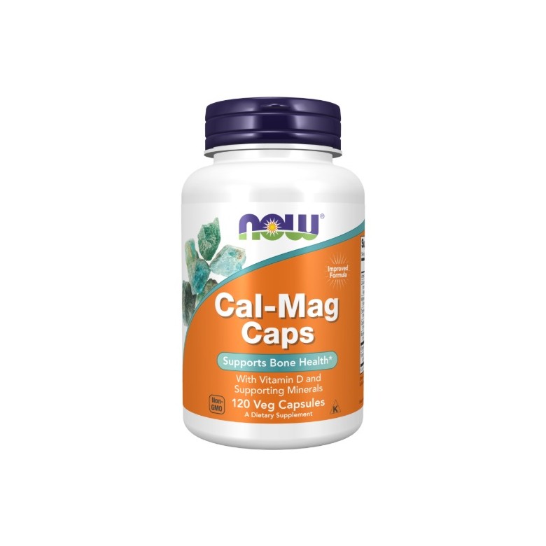 Cal-Mag Caps + Trace Minerals & D 120 kaps. NOW FOODS Cal-Mag Caps + Trace Minerals & D 120 kaps. NOW FOODS