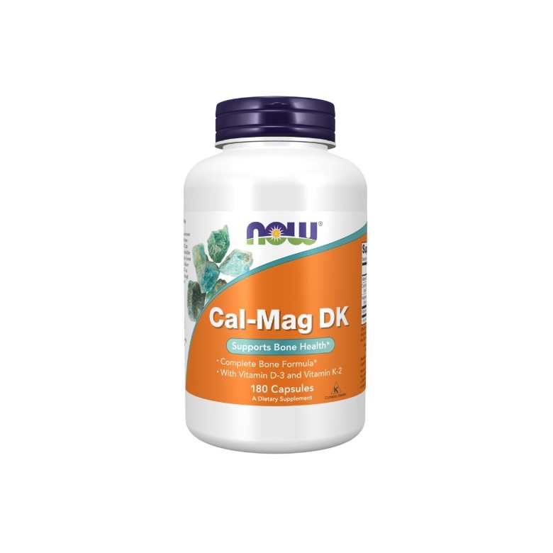 Cal-Mag DK / D3 & K2 180 kaps. NOW FOODS - Wiesiołek-Pharma Cal-Mag DK / D3 & K2 180 kaps. NOW FOODS - Wiesiołek-Pharma