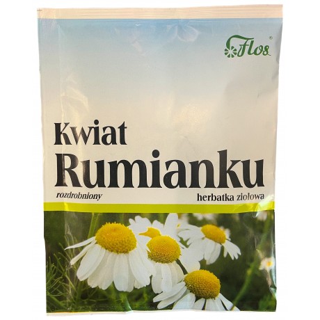 Rumianek kwiat rozdrobniony 50g FLOS - Wiesiołek-Pharma