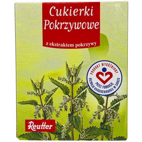 Cukierki pokrzywowe 50g REUTTER - Wiesiołek-Pharma