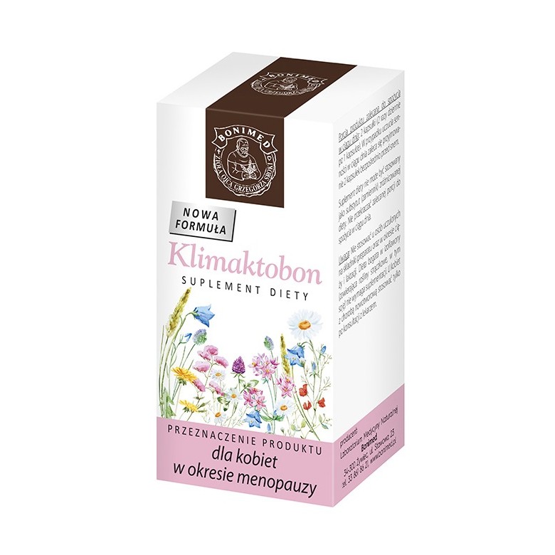 Klimaktobon 60 kaps. BONIMED - Wiesiołek-Pharma Klimaktobon 60 kaps. BONIMED - Wiesiołek-Pharma