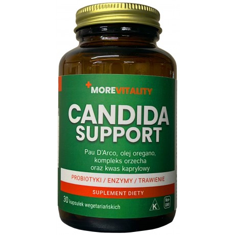 Candida Support Plus 30 kaps. MOREVITALITY - Wiesiołek-Pharma