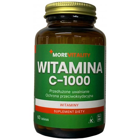Witamina C-1000 Rose Hips 60 tabl. MOREVITALITY - Wiesiołek-Pharma