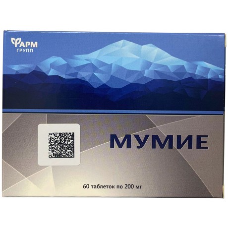 Mumio oczyszczone Shilajit ałtajskie 60 tabl. ARAM - Wiesiołek-Pharma