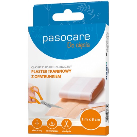 Plaster tkan. z opatr. Classic Plus 1 szt. Pasocare - Wiesiołek-Pharma