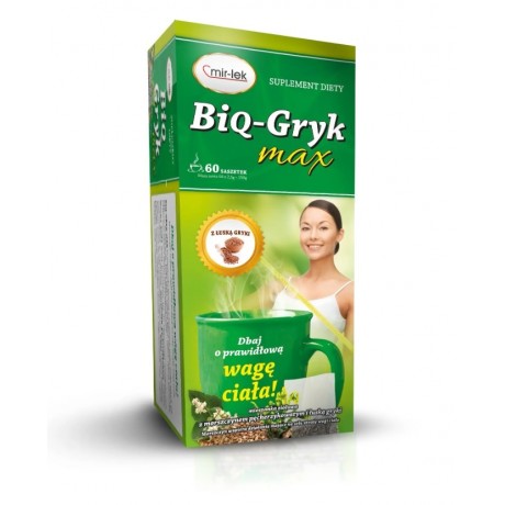 BIQ-Gryk MAX 60 sasz. MIR-LEK - Wiesiołek-Pharma