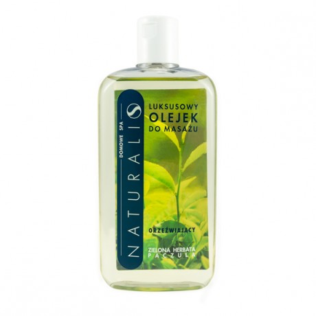 Olejek do masażu zielona herbata, paczuli 250ml NATURALIS