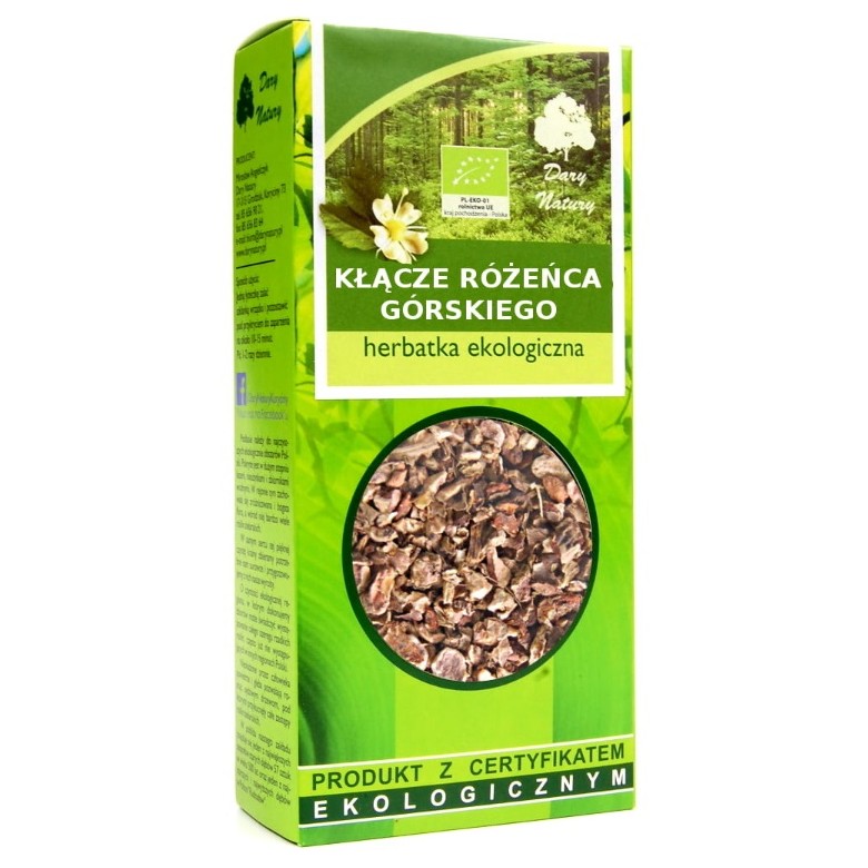 Różeniec górski kłącze 50g EKO DARY NATURY - Wiesiołek-Pharma Różeniec górski kłącze 50g EKO DARY NATURY - Wiesiołek-Pharma