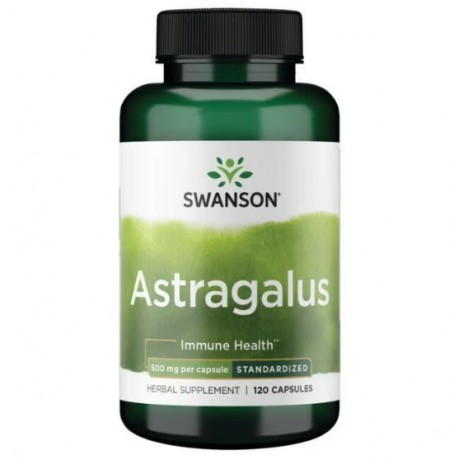 Astragalus 500mg 120 kaps. SWANSON - Wiesiołek-Pharma