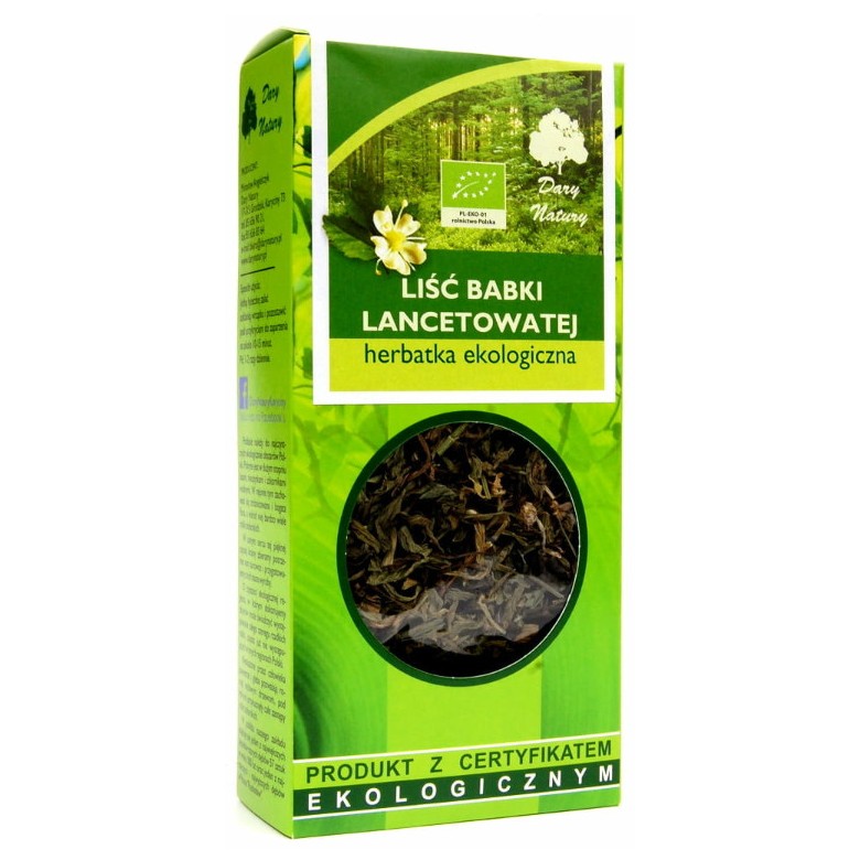 Babka lancetowata liść 25g EKO DARY - Wiesiołek-Pharma Babka lancetowata liść 25g EKO DARY - Wiesiołek-Pharma