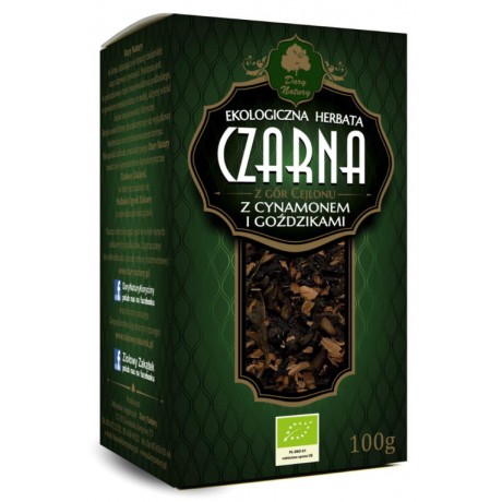 Herbata czarna z cynamonem i goździkami 100g EKO DARY NATURY