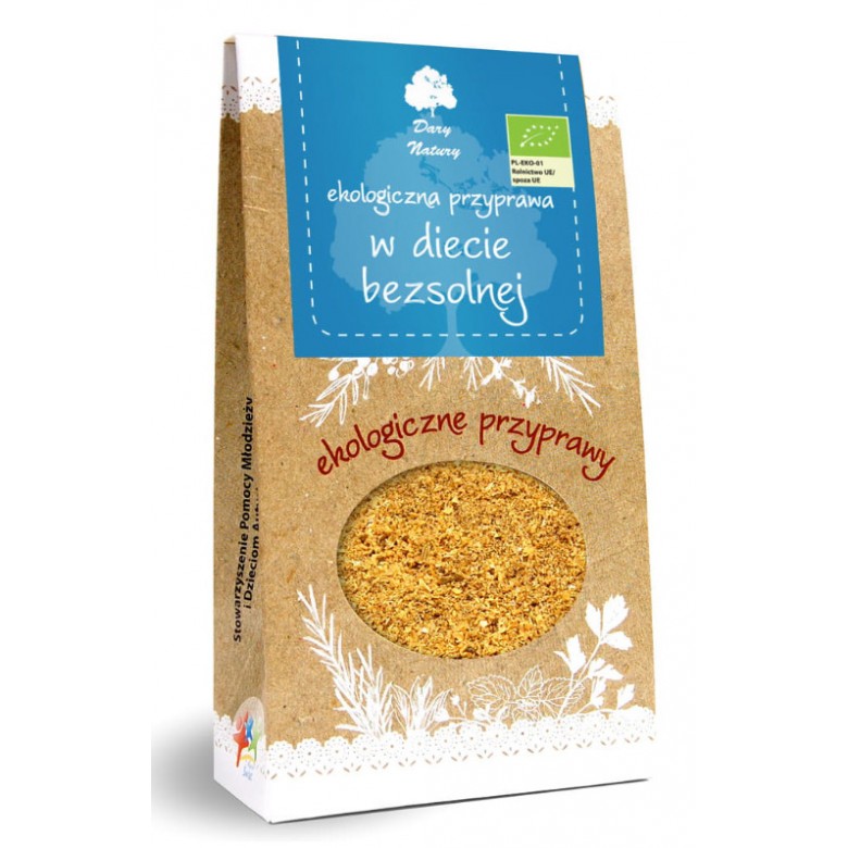 Przyprawa w diecie bezsolnej 60g EKO DARY NATURY - Wiesiołek-Pharma Przyprawa w diecie bezsolnej 60g EKO DARY NATURY - Wiesiołek-Pharma