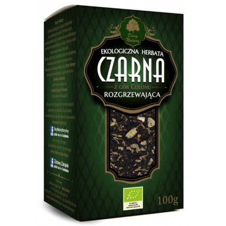 Herbata czarna rozgrzewająca 100g EKO DARY NATURY - Wiesiołek-Pharma
