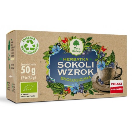 Herbatka Sokoli Wzrok 25x2g EKO DARY NATURY - Wiesiołek-Pharma