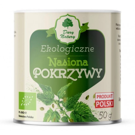 Nasiona Pokrzywy 50g EKO DARY NATURY - Wiesiołek-Pharma