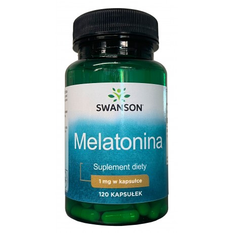 Melatonina 1mg 120 kaps. SWANSON - Wiesiołek-Pharma