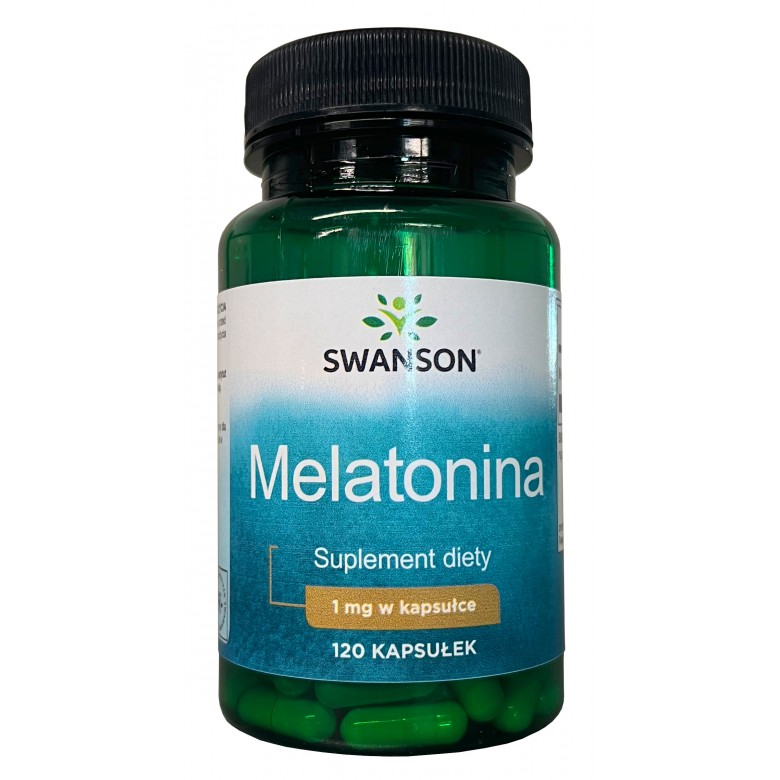 Melatonina 1mg 120 kaps. SWANSON - Wiesiołek-Pharma Melatonina 1mg 120 kaps. SWANSON - Wiesiołek-Pharma