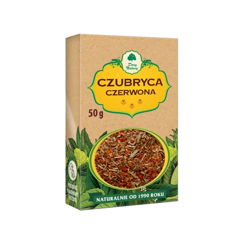 Czubryca czerwona przyprawa 50g DARY NATURY - Wiesiołek-Pharma Czubryca czerwona przyprawa 50g DARY NATURY - Wiesiołek-Pharma