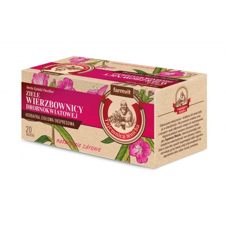 Wierzbownica drobnokwiatowa 20x2g FARM-VIT - Wiesiołek-Pharma