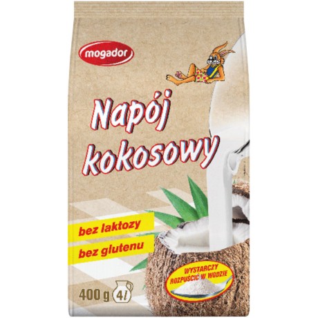 Napój kokosowy instant 400g MOGADOR - Wiesiołek-Pharma