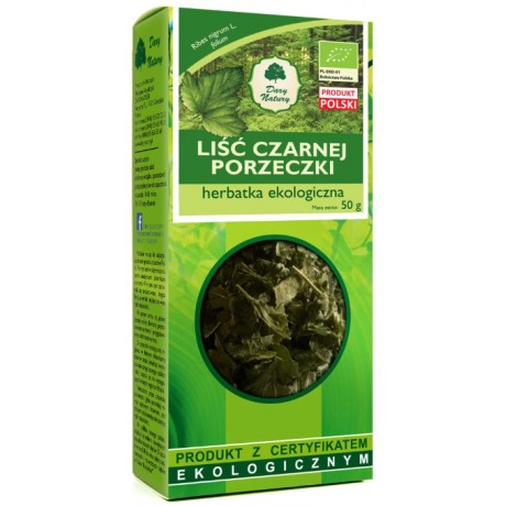 Porzeczka czarna liść 50g EKO DARY NATURY - Wiesiołek-Pharma